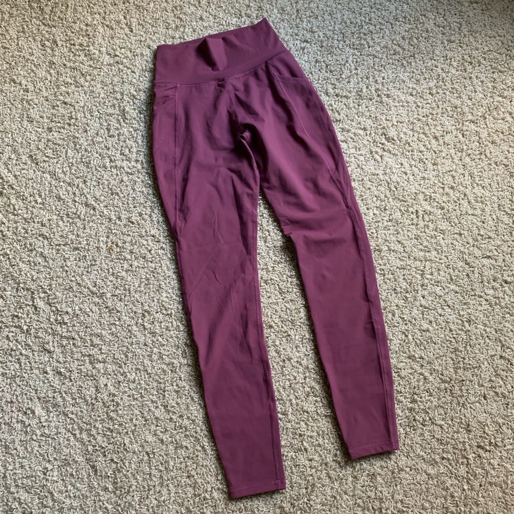 NWOT Alphalete Surface Pocket Leggings Violet